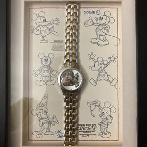 75 yr limited add Mickey Mouse watch cased w/cert